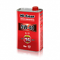 HG1140 Масло моторное полусинтетическое 5W-40 SL/CF SYNTHETIC BLEND MOTOR OIL 1л 1/12шт